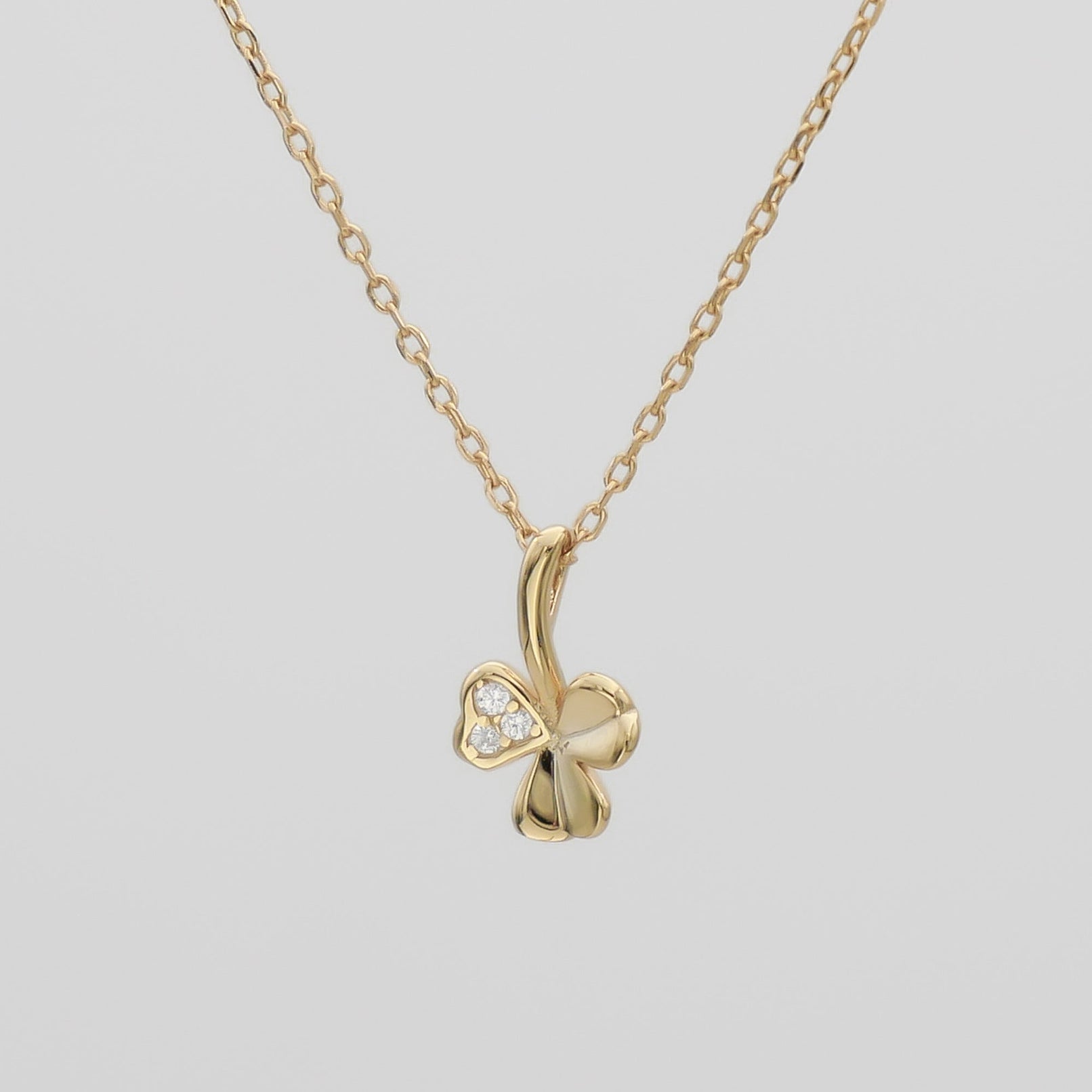 Felicity Mini clover necklace