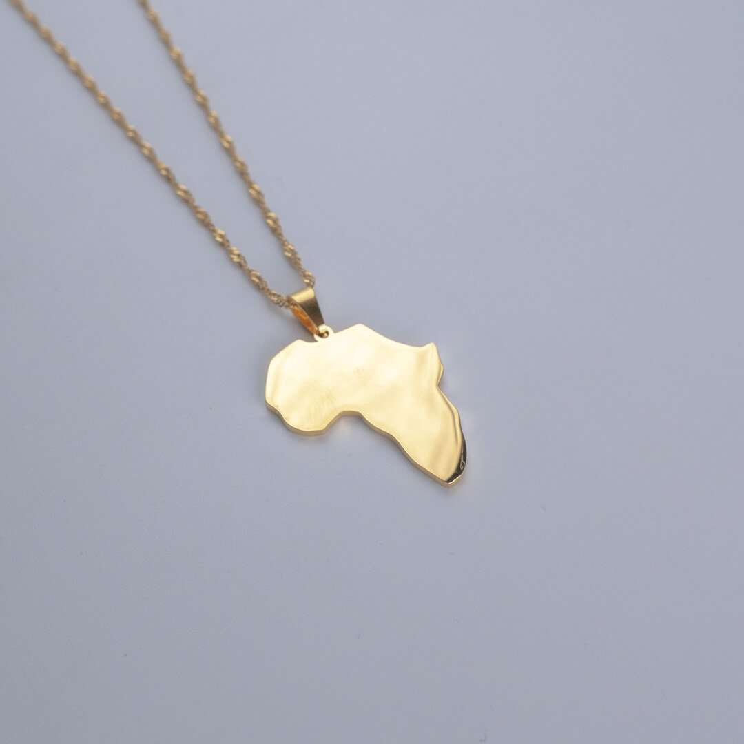 Afrika goud gevulde ketting