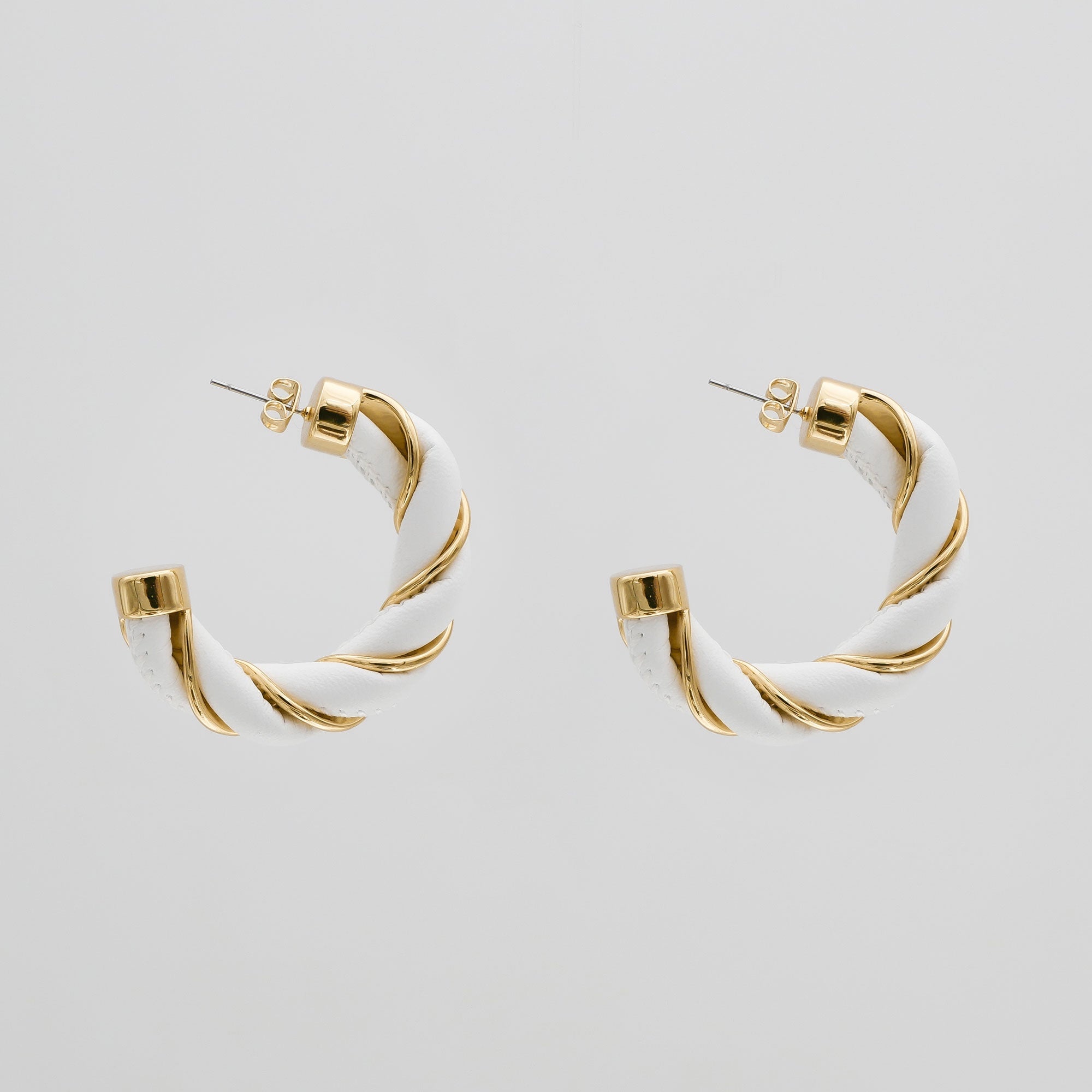 Chloe Leather Earrings