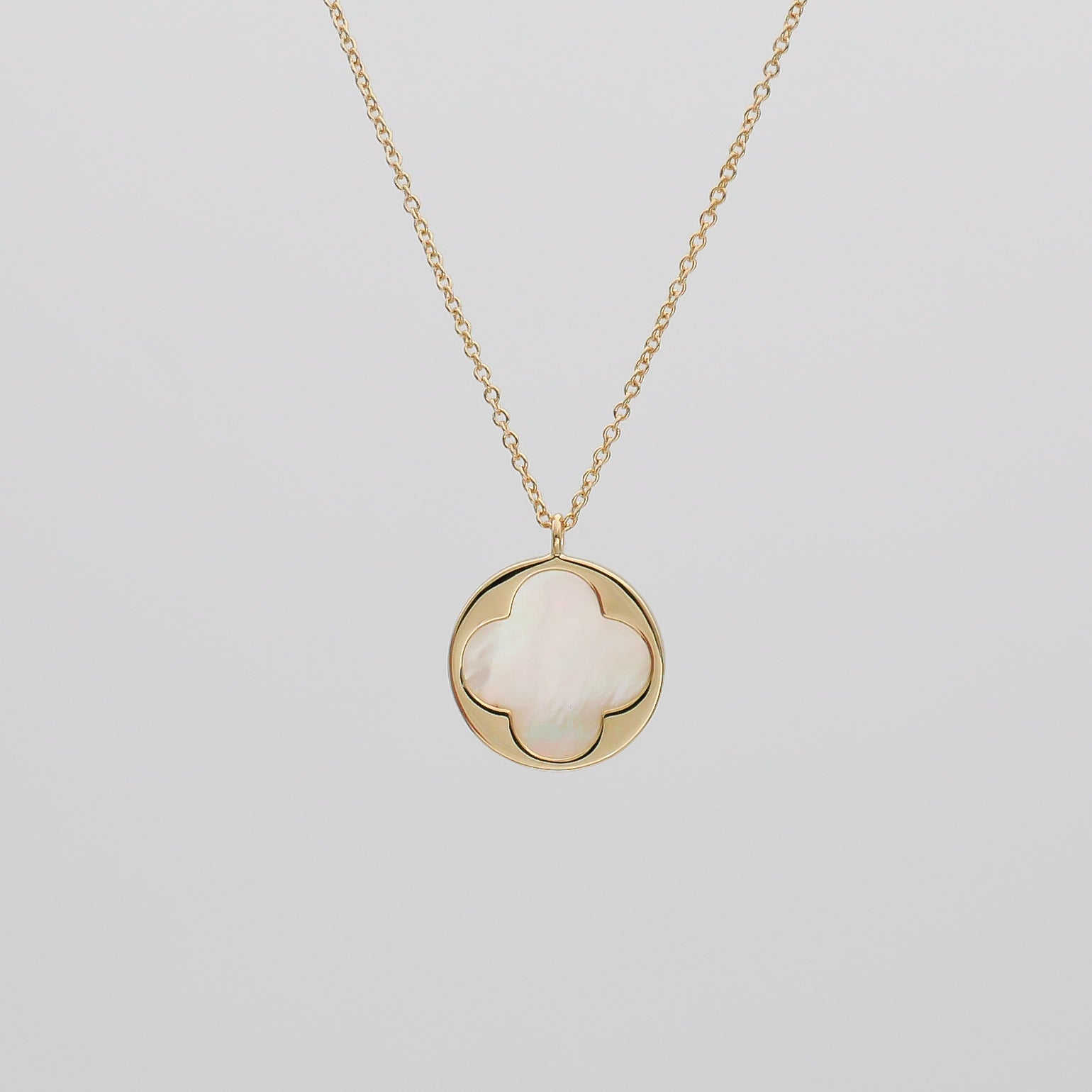 Faith Four Leaf Clover Opal Necklace