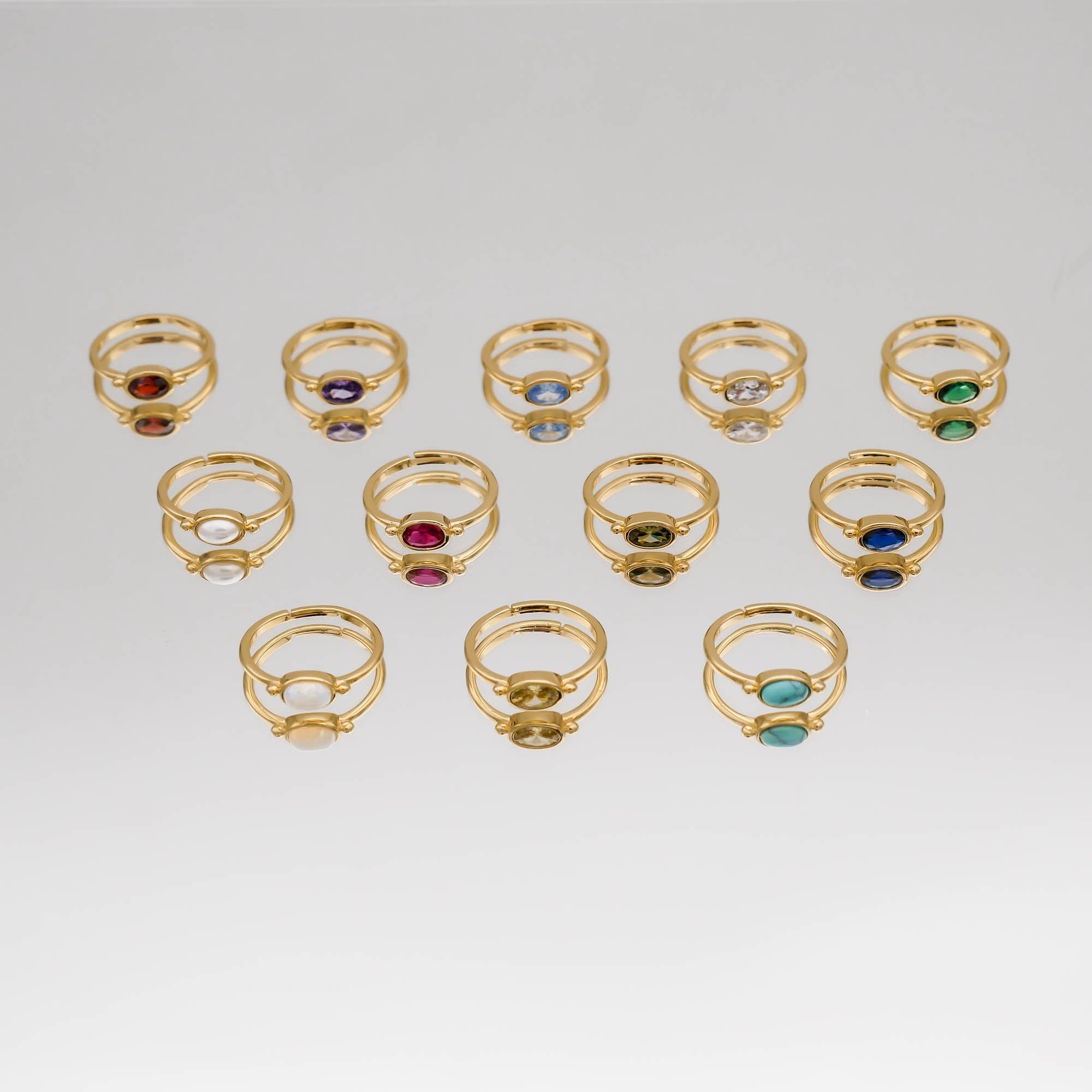 Geboortesteen Ring | Goud