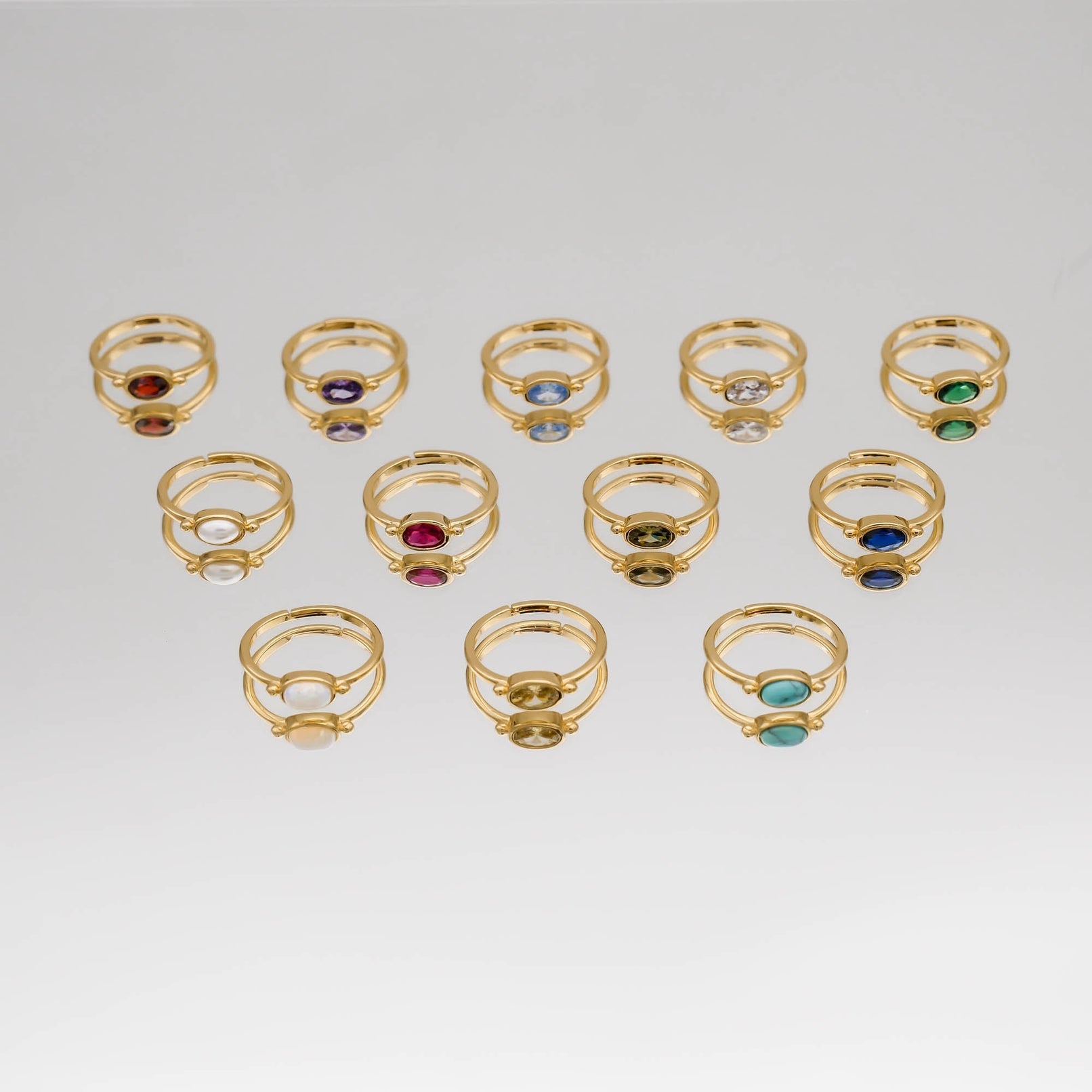 Geboortesteen Ring | Goud