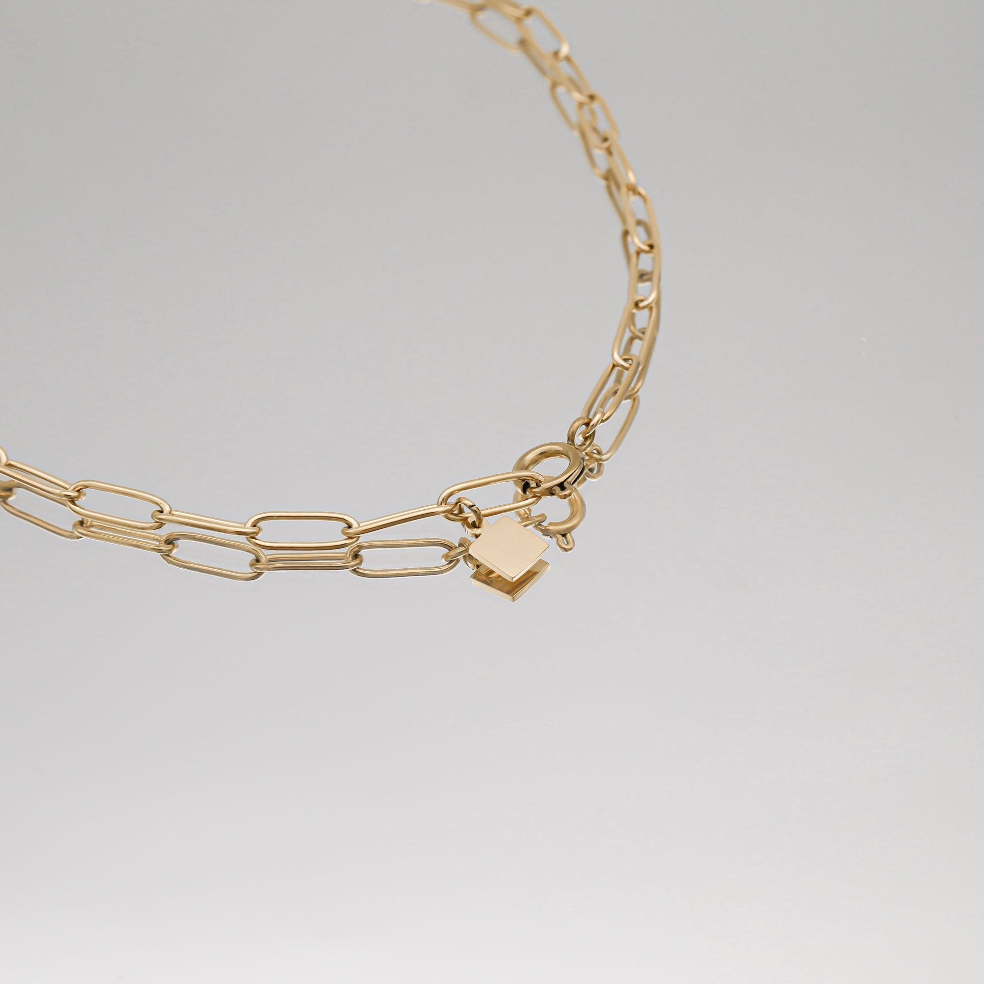 Camila Pearl Paperclip Necklace