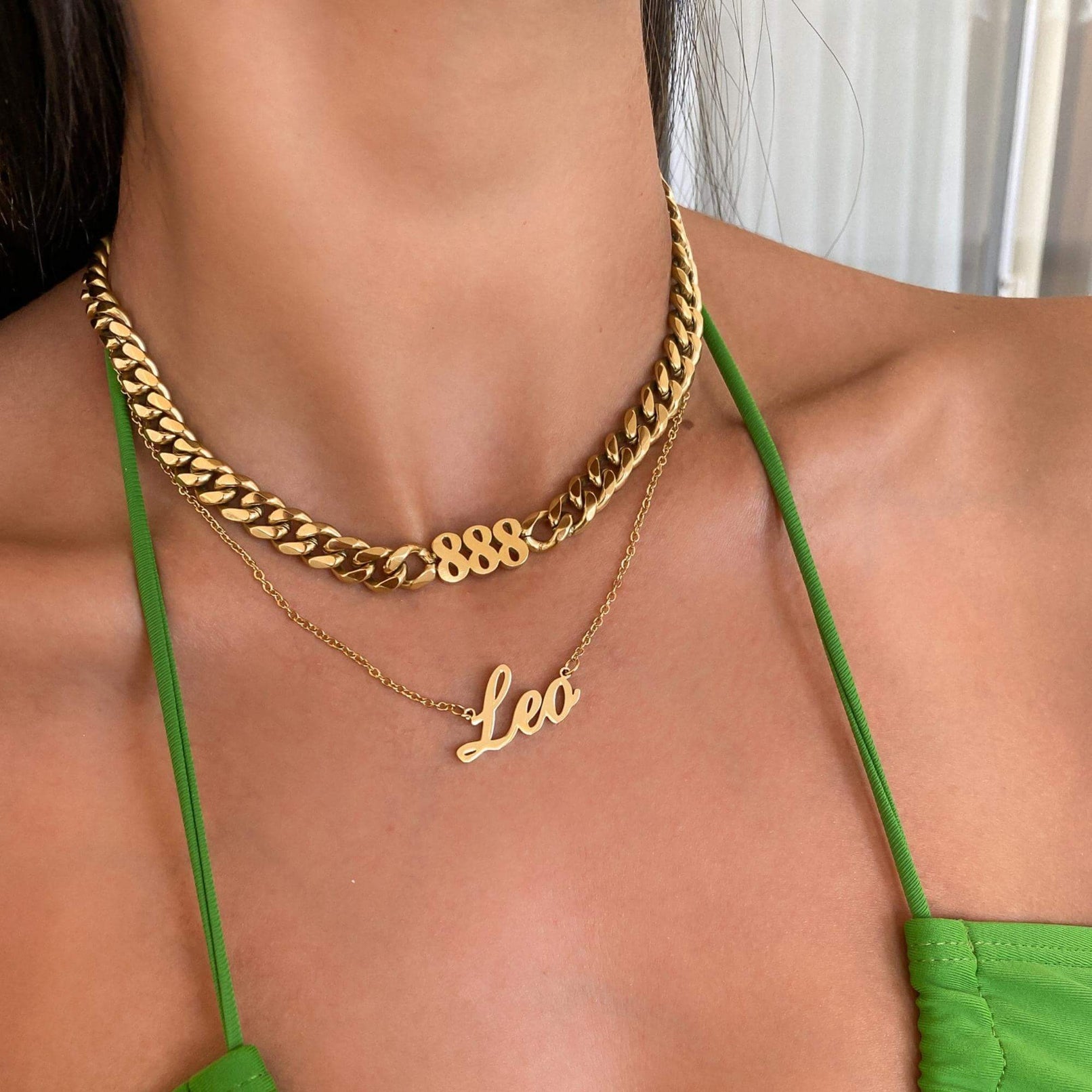 Engel Nummer Choker Ketting