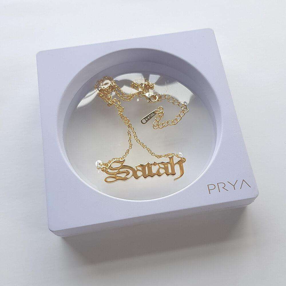 Classic Name Plate Necklace