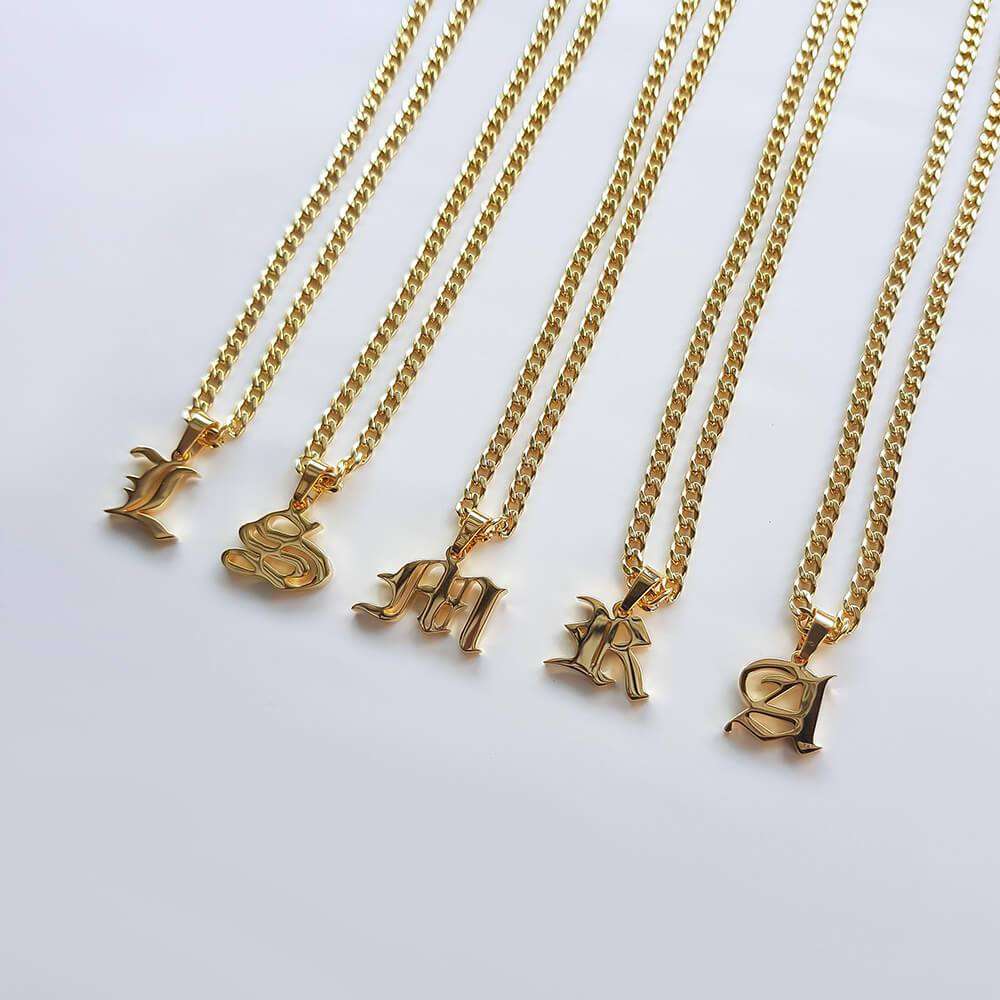 Cubana Initial Necklace