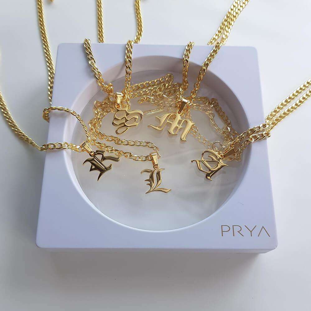 Cubana Initial Necklace