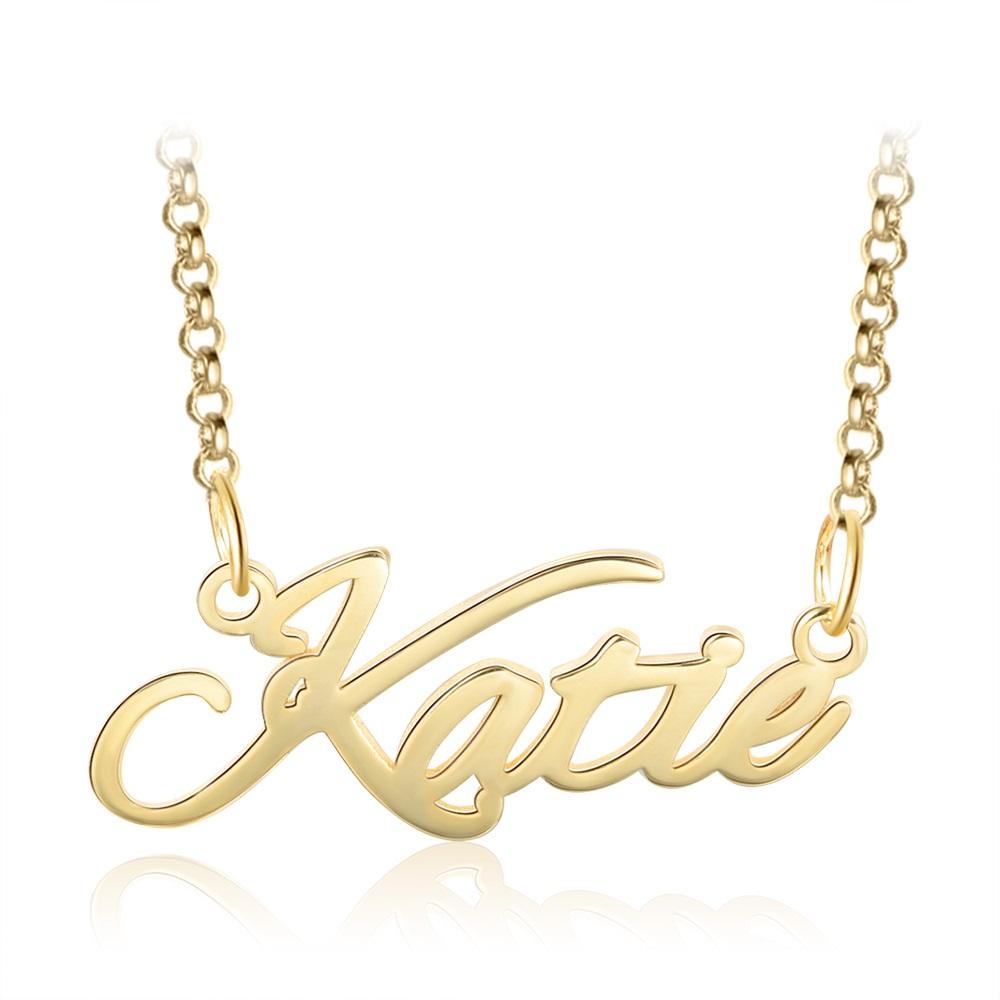 Naamketting - Katie stijl