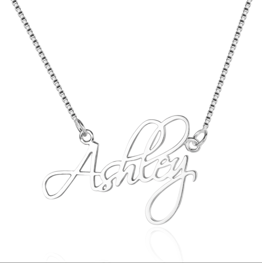 Naamketting - Ashley stijl